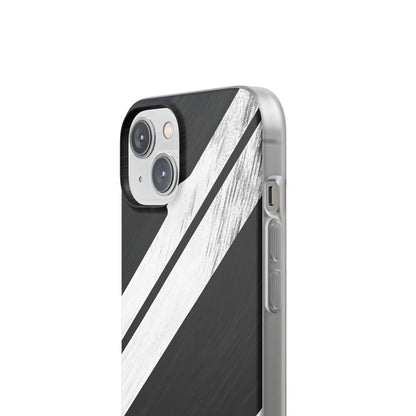Distressed Stripe Motion iPhone 14 Case - Soft