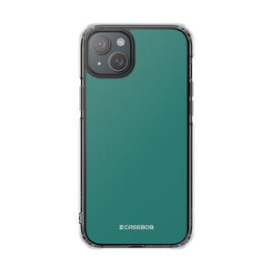 Celadon Green | Phone Case for iPhone (Clear Impact Case - Magnetic)