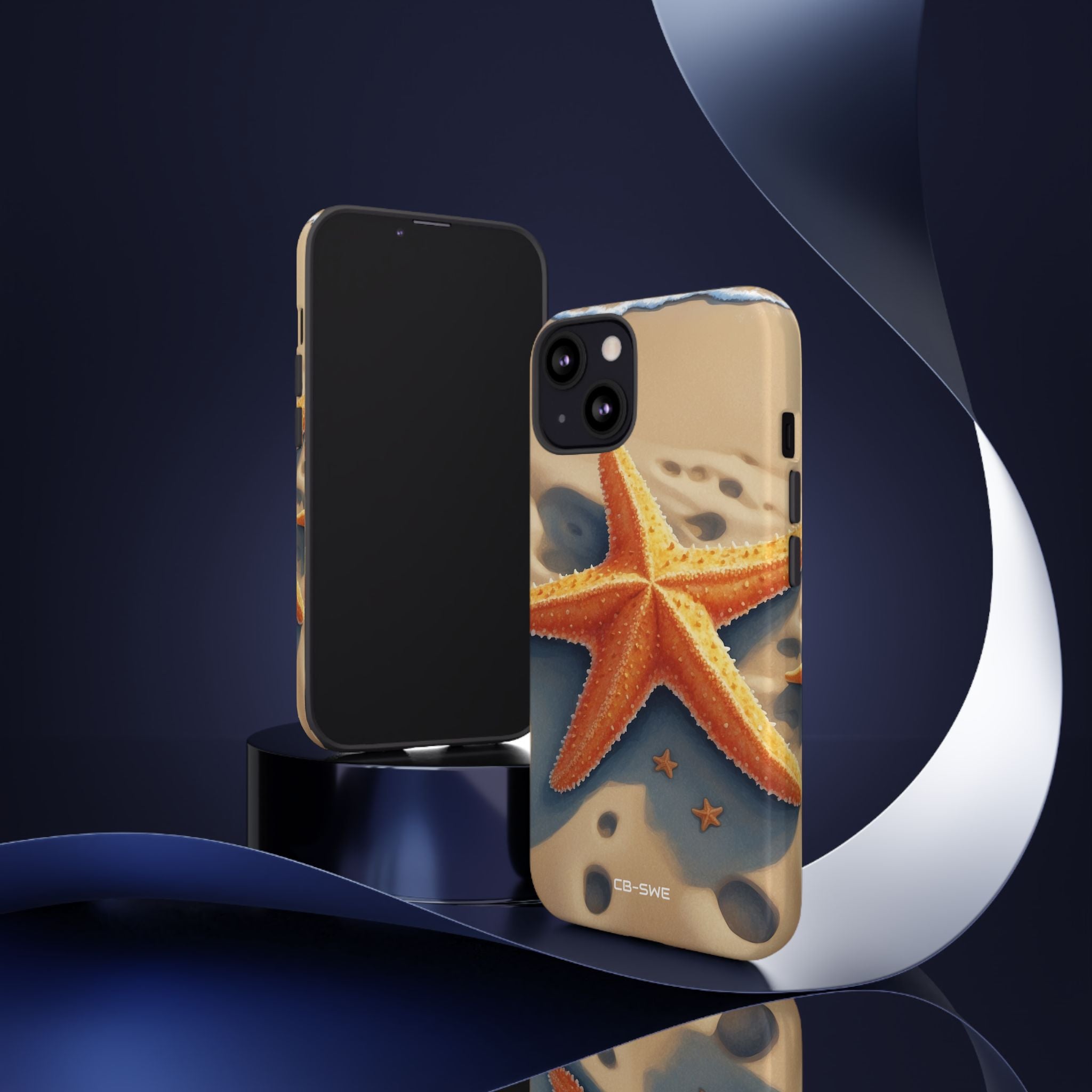 Starfish Rests On Sand - iPhone Case