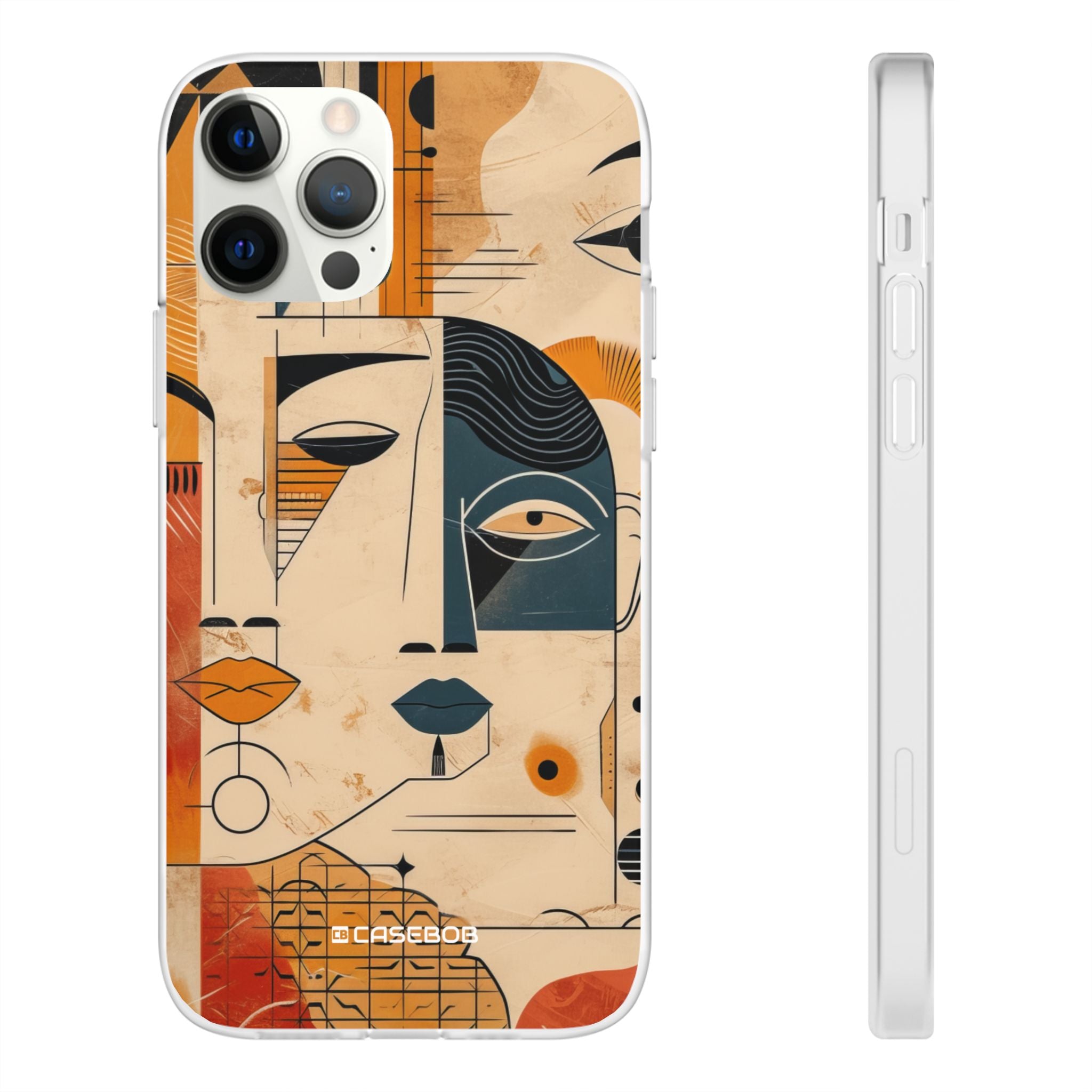 Cubist Introspection | Flexible Phone Case for iPhone