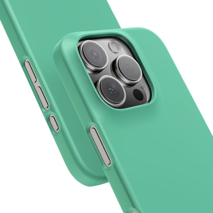 Medium Aquamarine iPhone 16 - Slim Phone Case