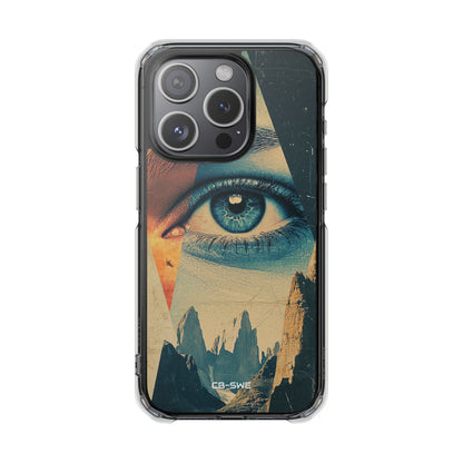 Eye Meets Mountains iPhone Case - Impact