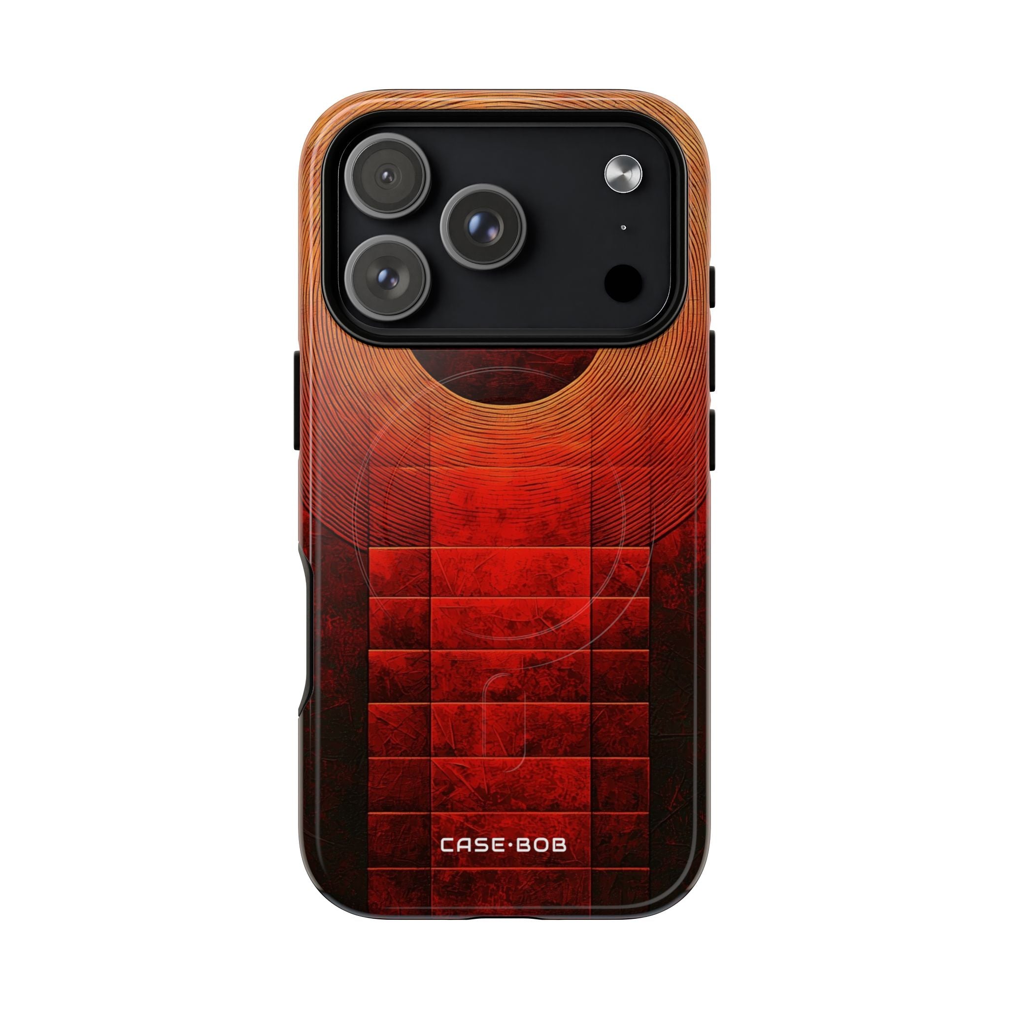 Crimson Orbit iPhone 17 Pro Case - Tough+