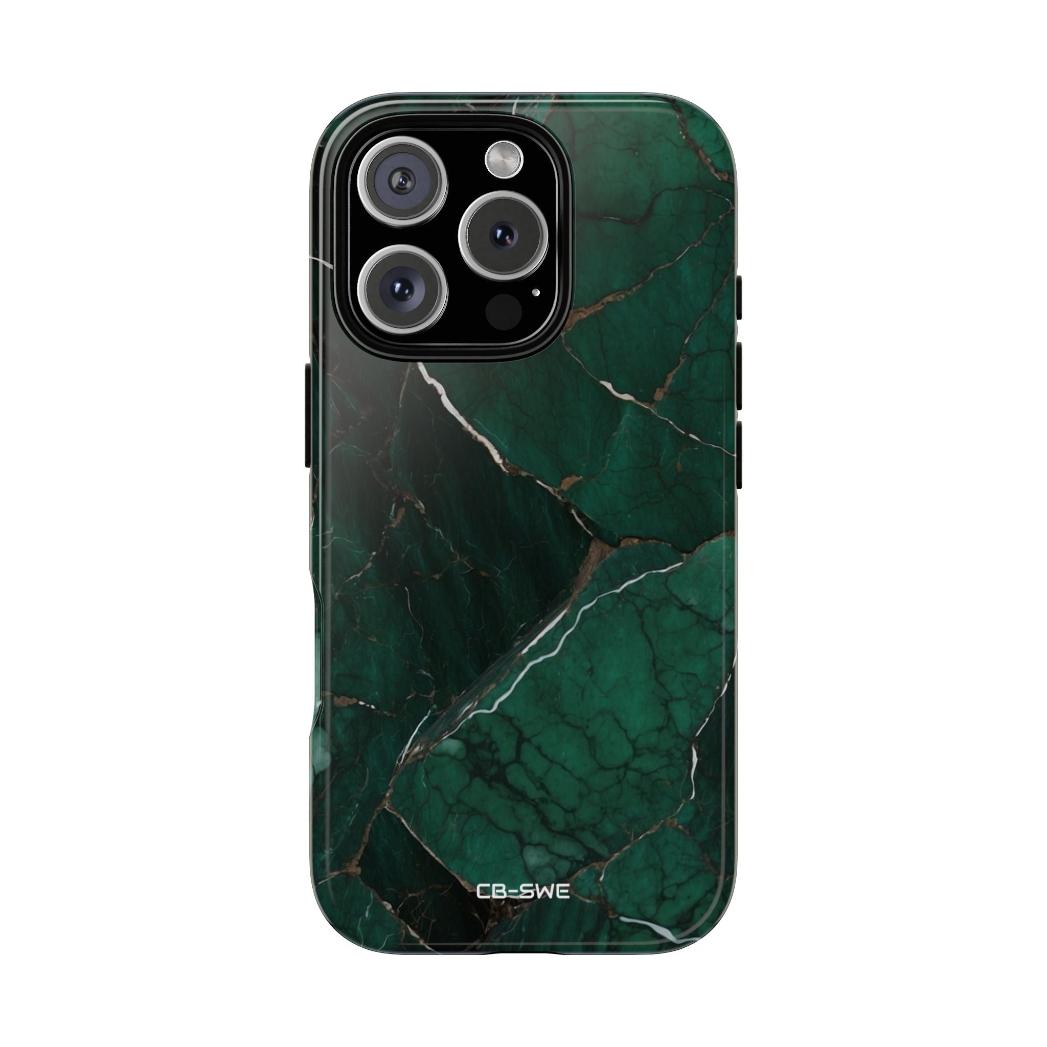 Emerald Veins Flow - iPhone Case