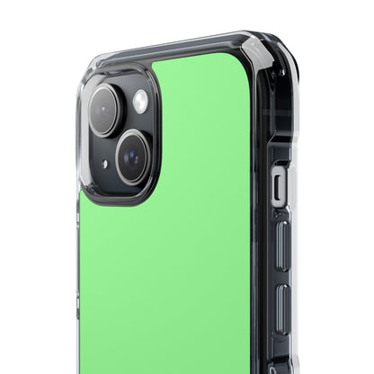 Pale Green - Clear Impact Case for iPhone