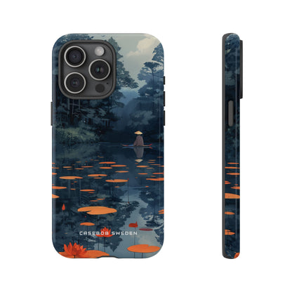 Tranquil Lotus Reflections iPhone 15 - Tough Phone Case