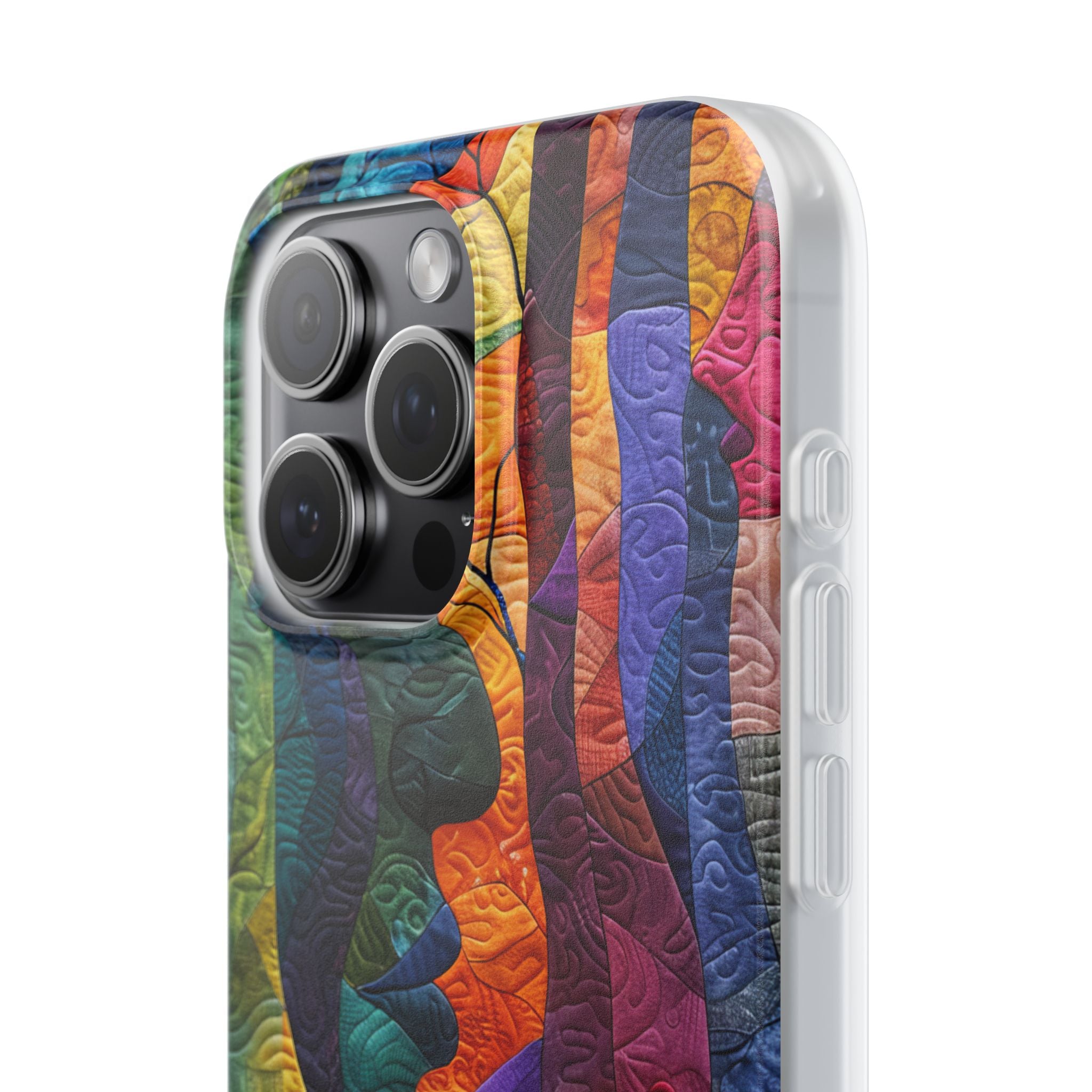 Harmonized Faces and Nature Fusion iPhone 15 - Flexi Phone Case