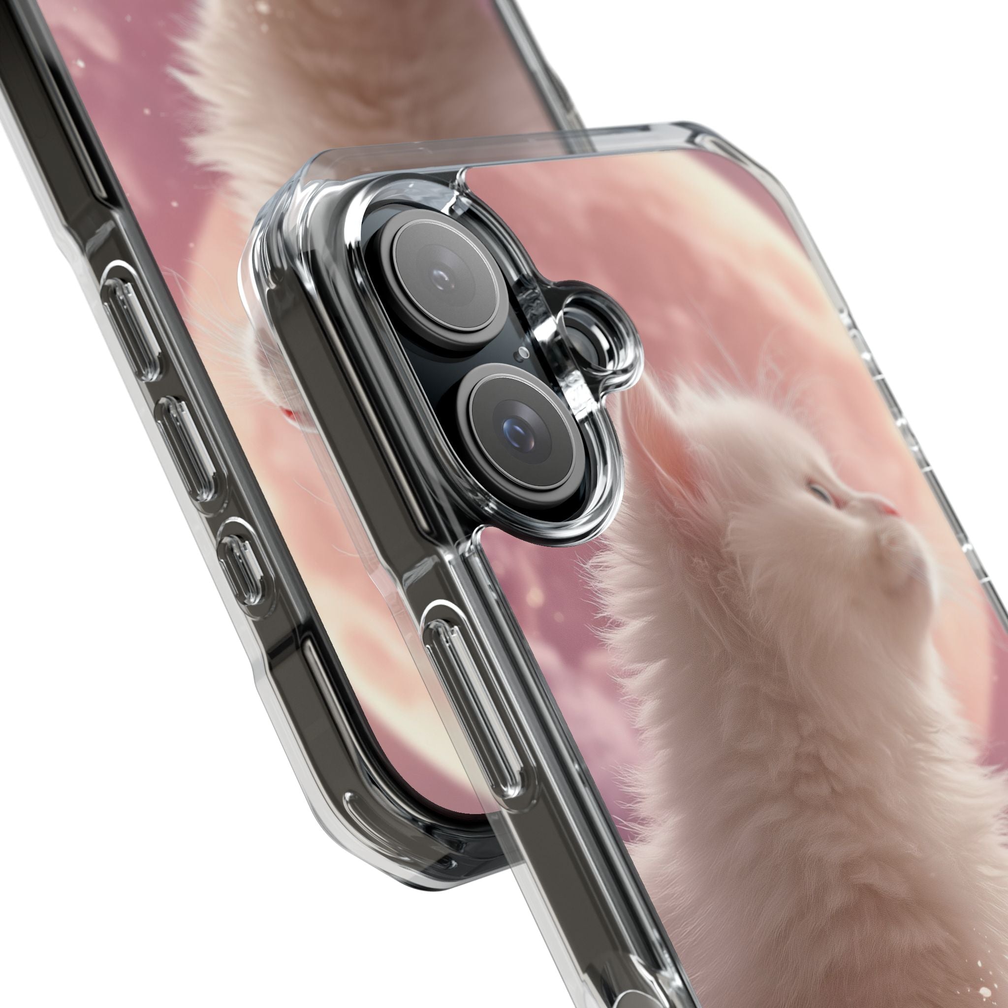 Lunar Cat Soars iPhone Case - Impact