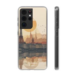 Parisian Sunset Serenity | Flexible Phone Case for Samsung Galaxy