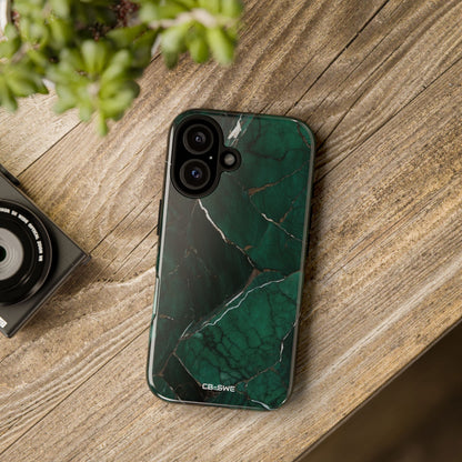 Emerald Veins Flow - iPhone Case