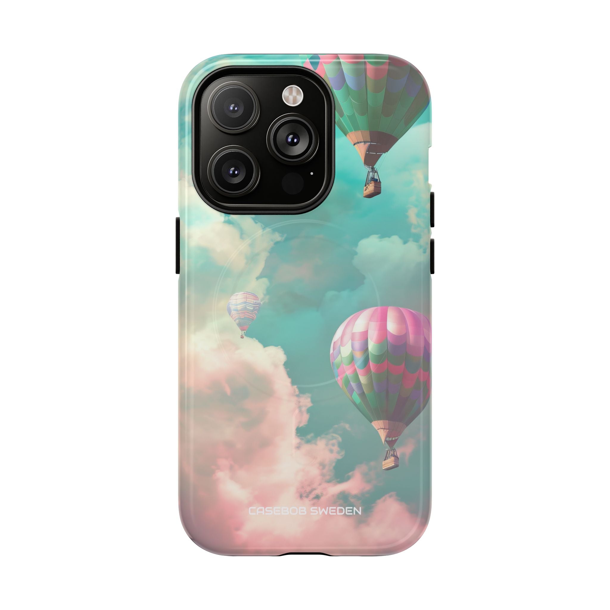 Pastel Balloon Adventure - Tough + MagSafe® iPhone 14 Phone Case