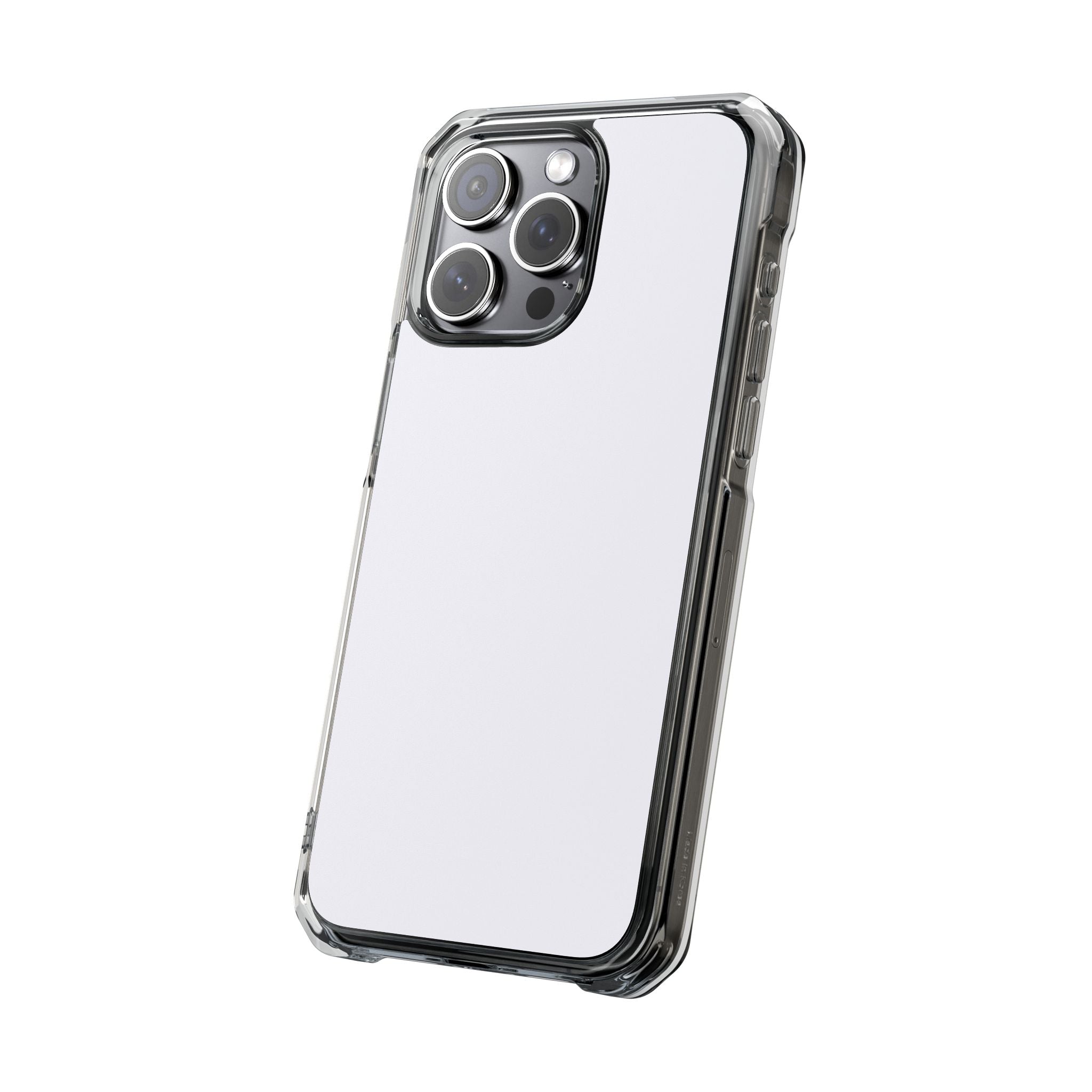 Pearl White - Clear Impact iPhone 15 Phone Case