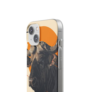 Majestic Buffalo Sun | Flexible Phone Case for iPhone