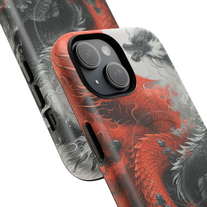 Zen Dragon Harmony iPhone 15 | Tough+ Phone Case