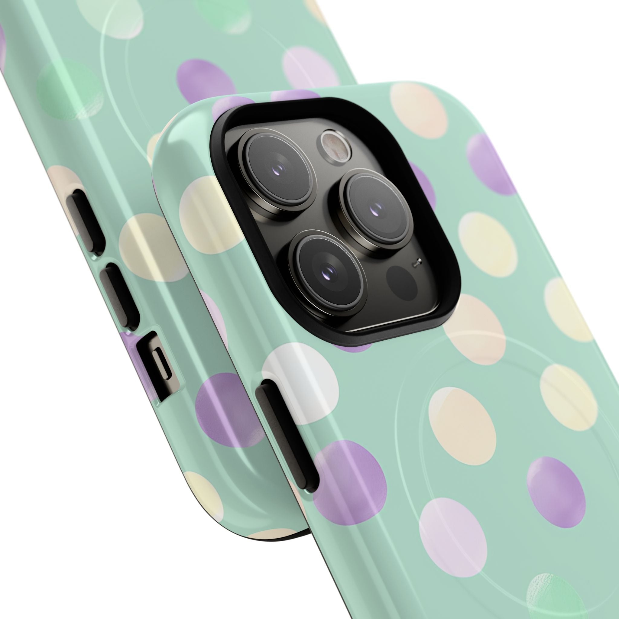 Pastel Polka Dots - Tough + MagSafe® iPhone 14 Phone Case