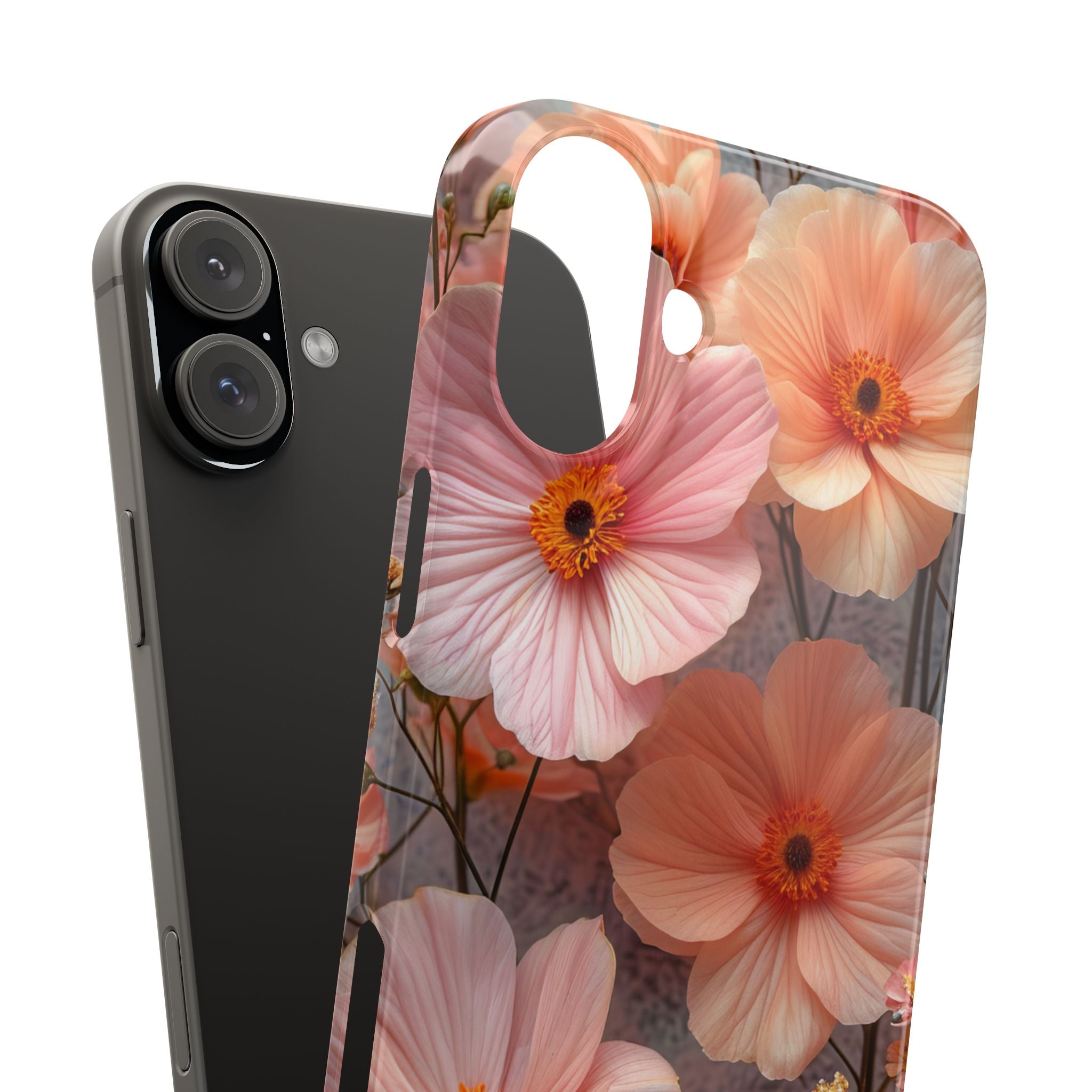 Serene Botanical Blooms - Slim iPhone 16 Phone Case