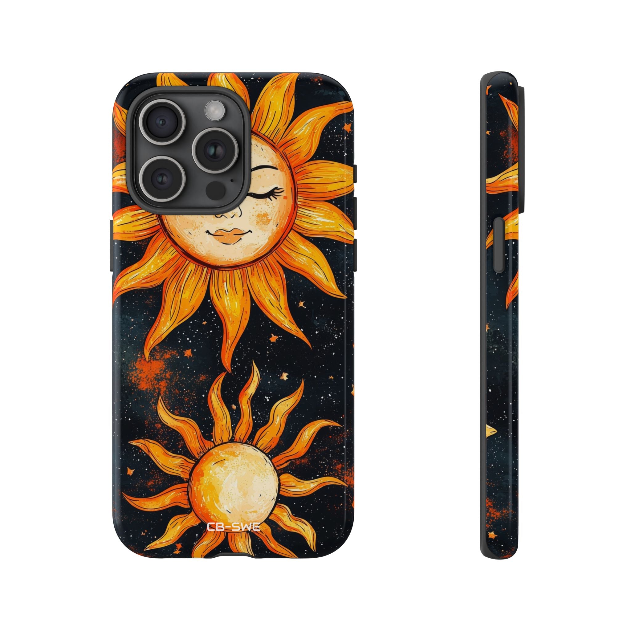 Celestial Suns Dance - iPhone Case