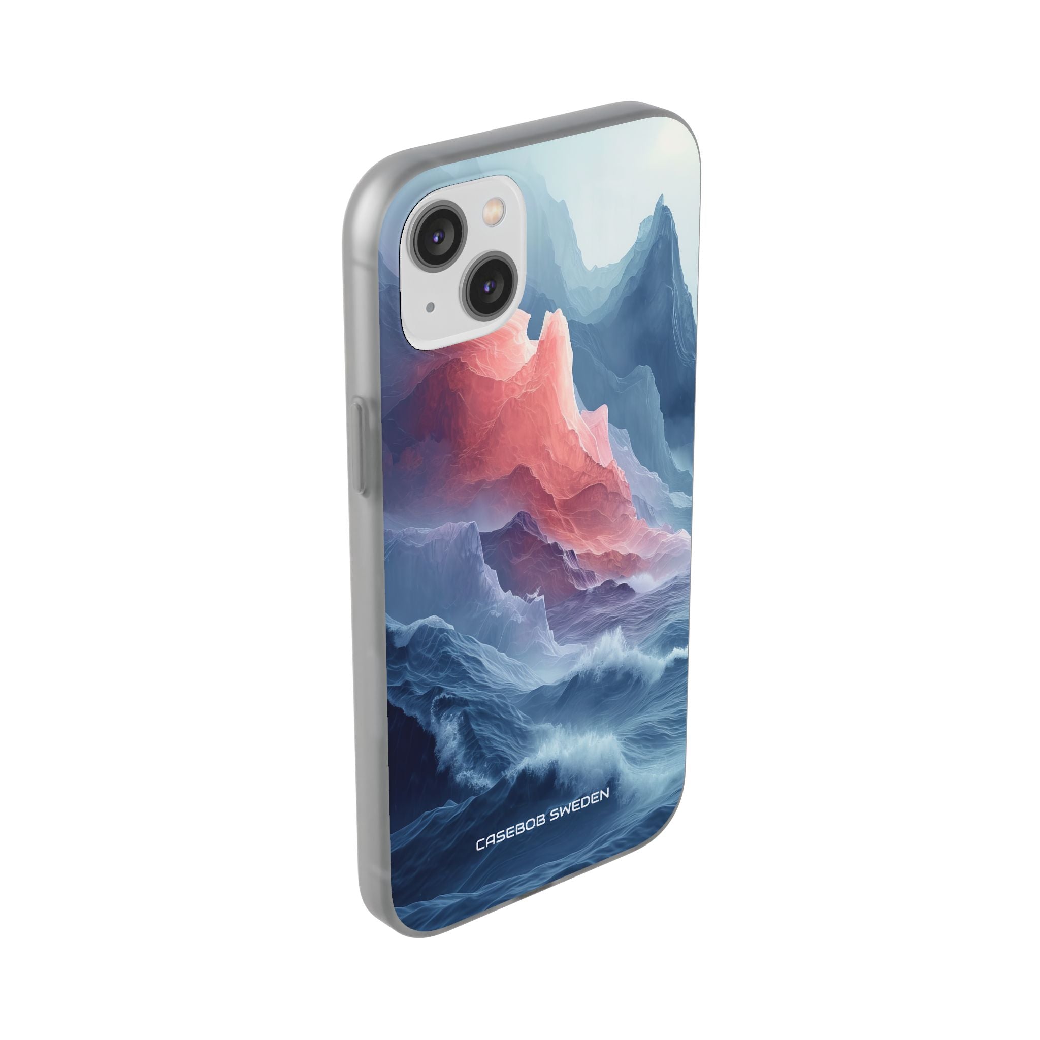 Mountain Wave Serenity - Flexi iPhone 14 Phone Case