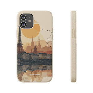 Parisian Sunset Serenity | Biodegradable Phone Case