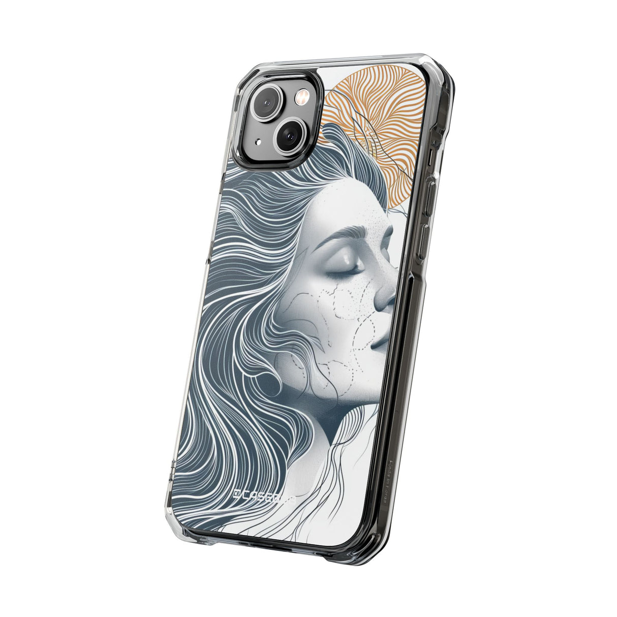 Serene Abstraction - Phone Case for iPhone (Clear Impact - Magnetic)