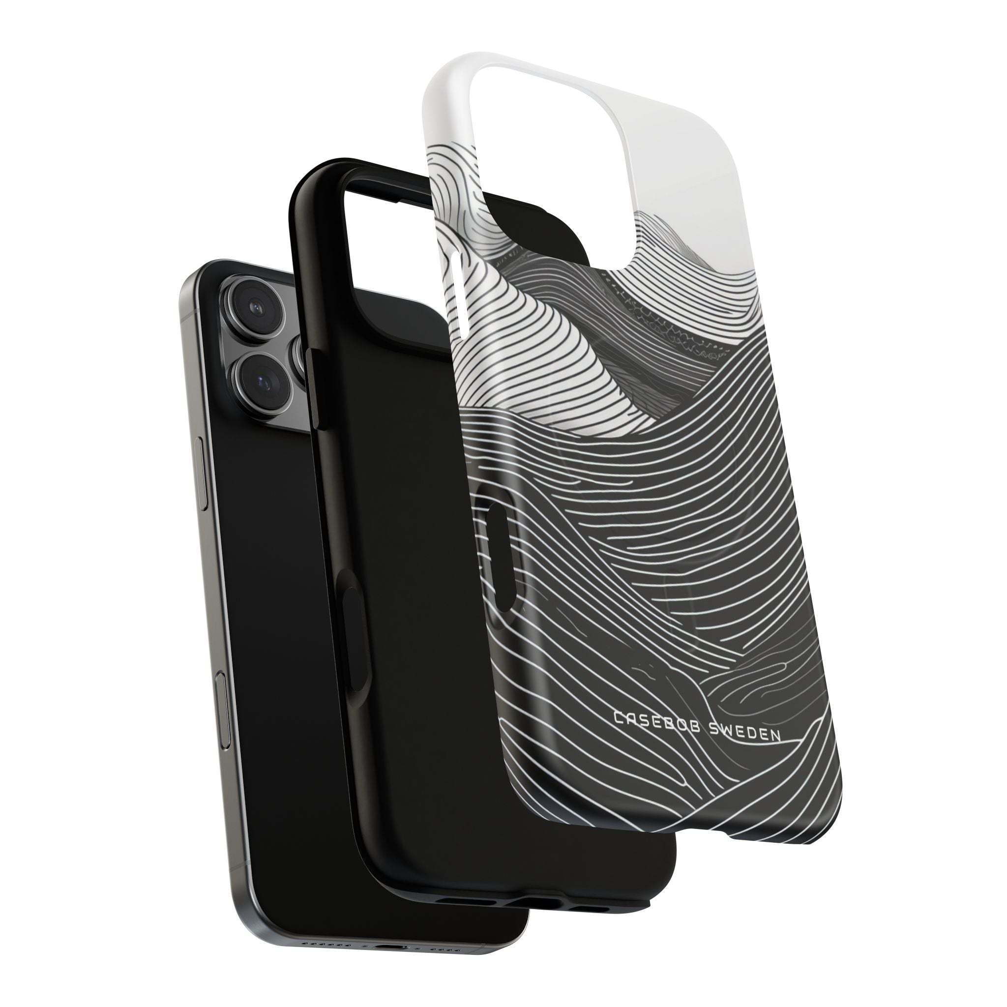 Undulating Horizon Waves iPhone 16 | Tough+ Phone Case