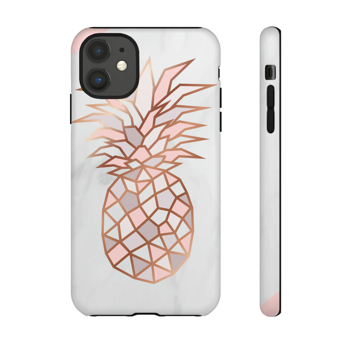 Pineapple Rose Gold - Protective Phone Case