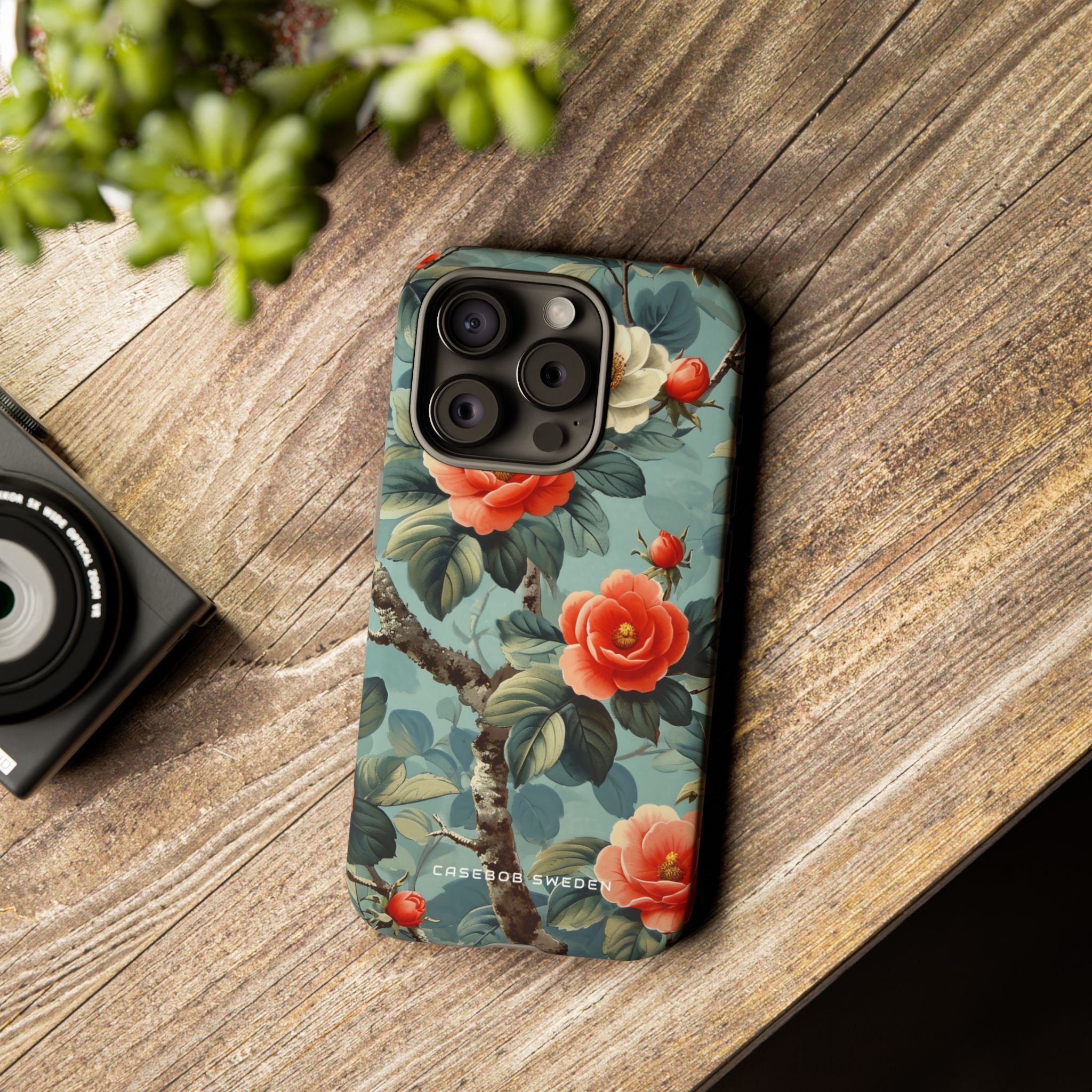 Vintage Floral Romance iPhone 15 - Tough Phone Case