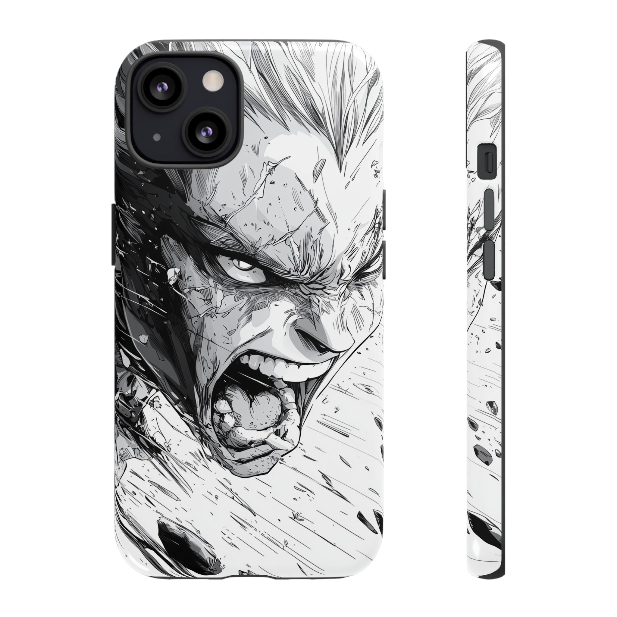 Fierce Emotion Erupts - iPhone Case