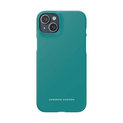 Dark Cyan iPhone 15 - Slim Phone Case