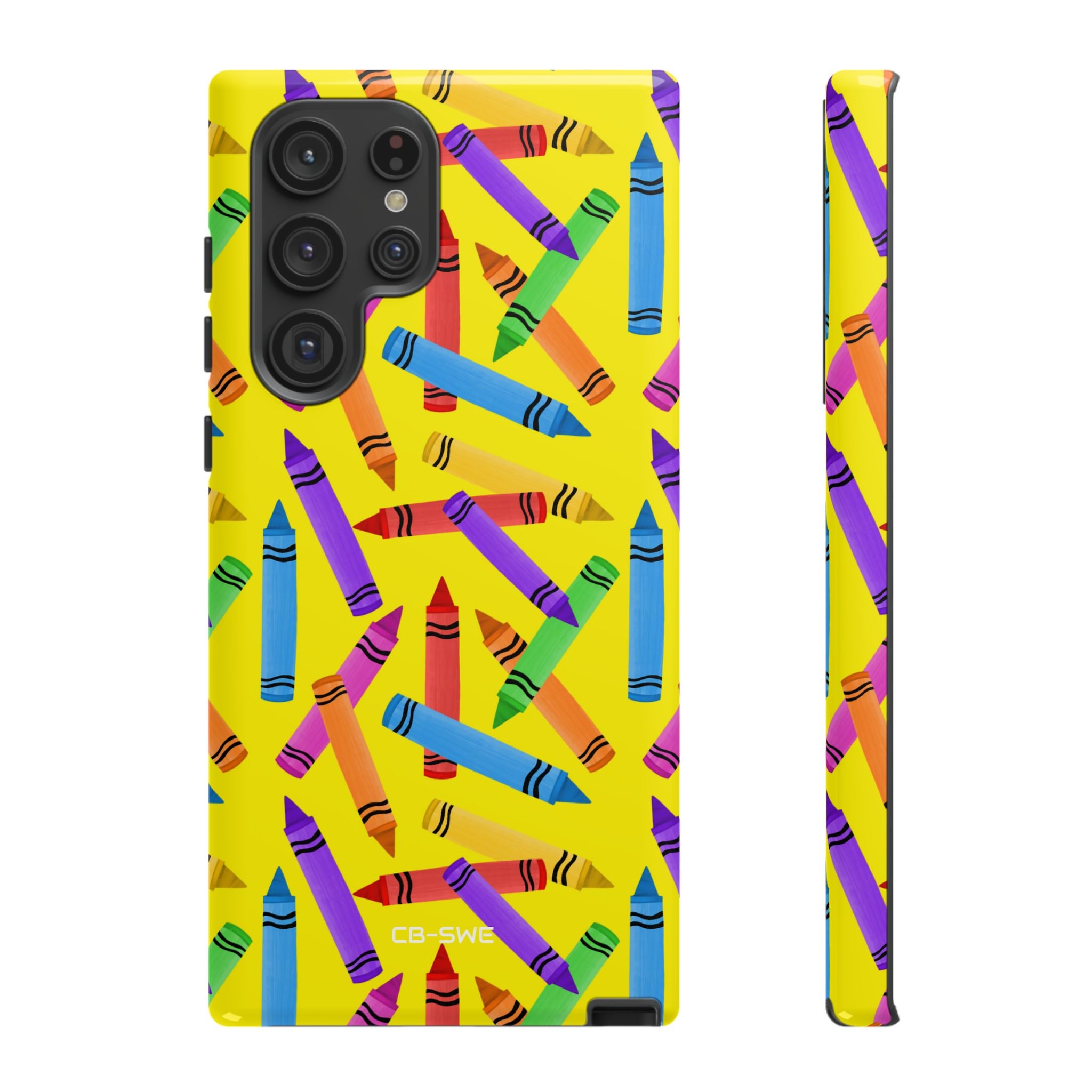 Crayons Scatter Playfully - Samsung Case