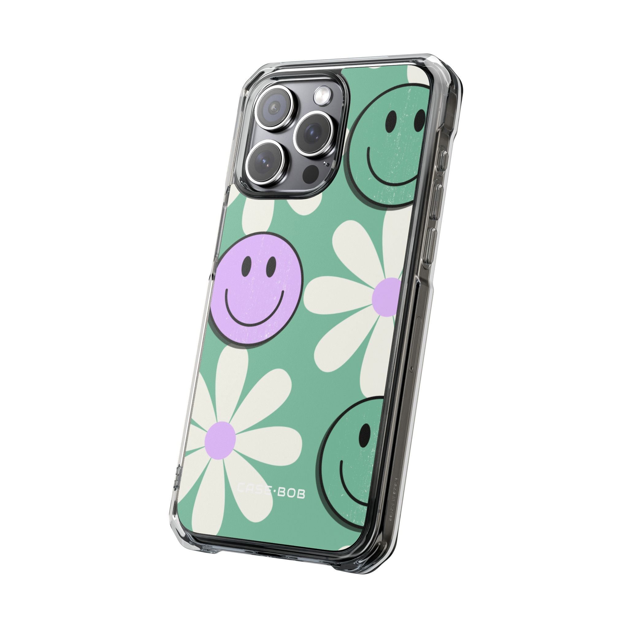 Smiley Daisy Glow iPhone 15 Pro Max Case - Impact