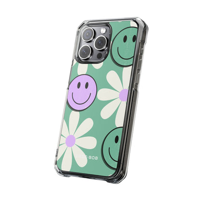 Smiley Daisy Glow iPhone 15 Pro Max Case - Impact