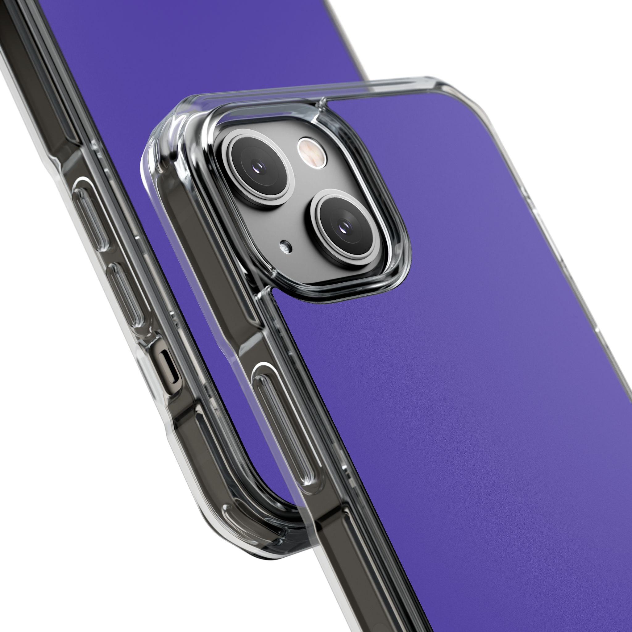 Plump Purple - Clear Impact Case for iPhone