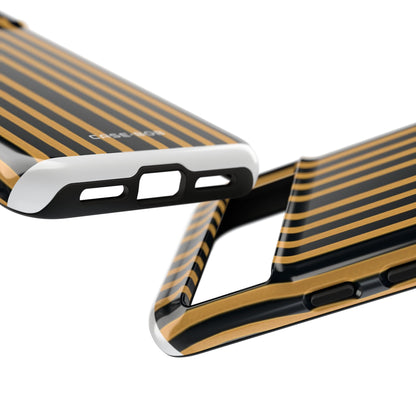 Golden Stripes Google Pixel 8 Case - Tough