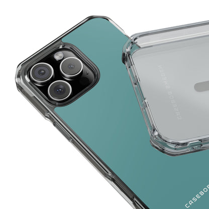 Cadet Blue iPhone 16 - Clear Impact Phone Case