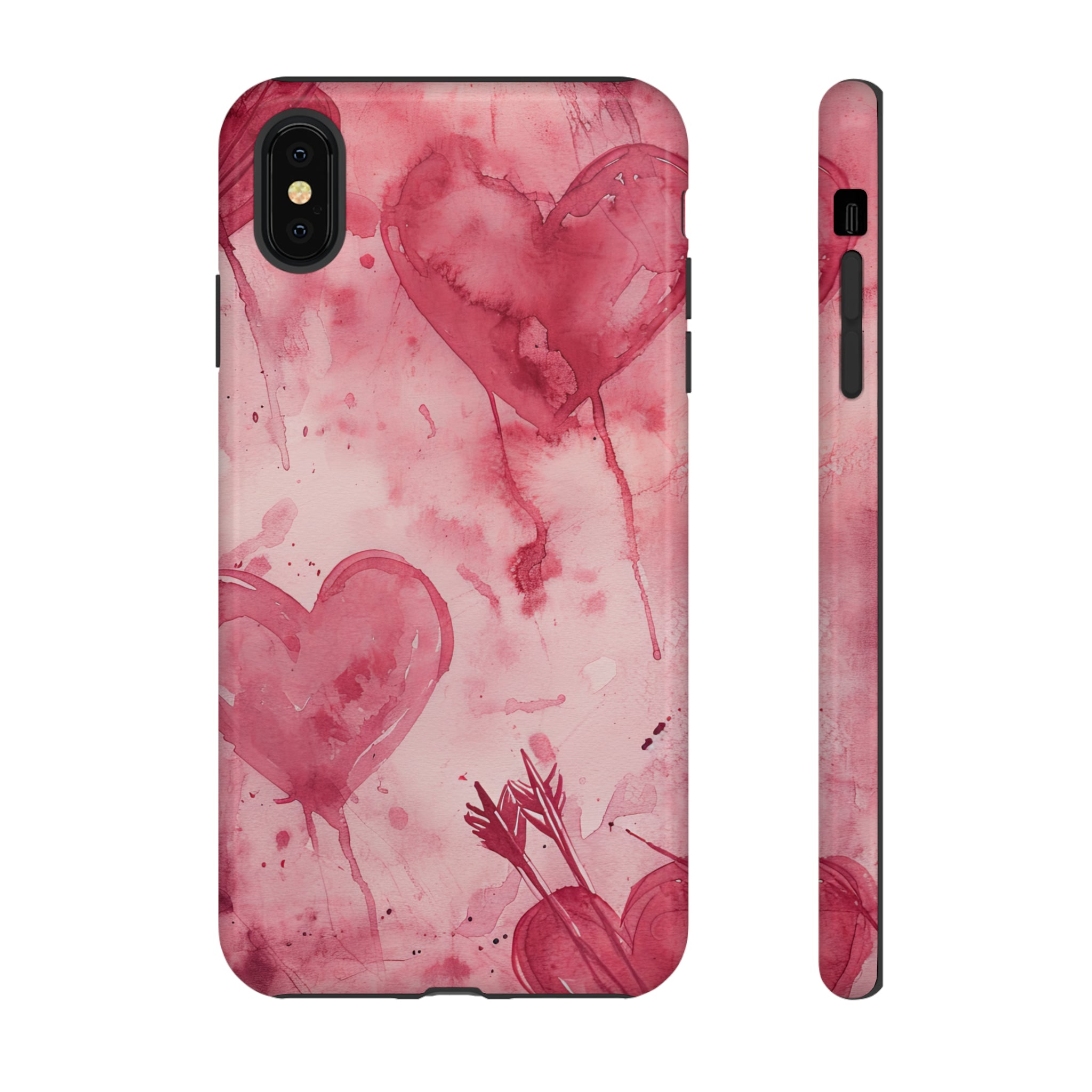 Cupid's Heart Entwined - Protective Phone Case