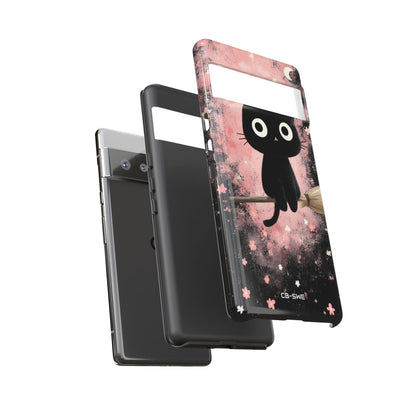 Whimsical Cat Soars - Google Pixel Case