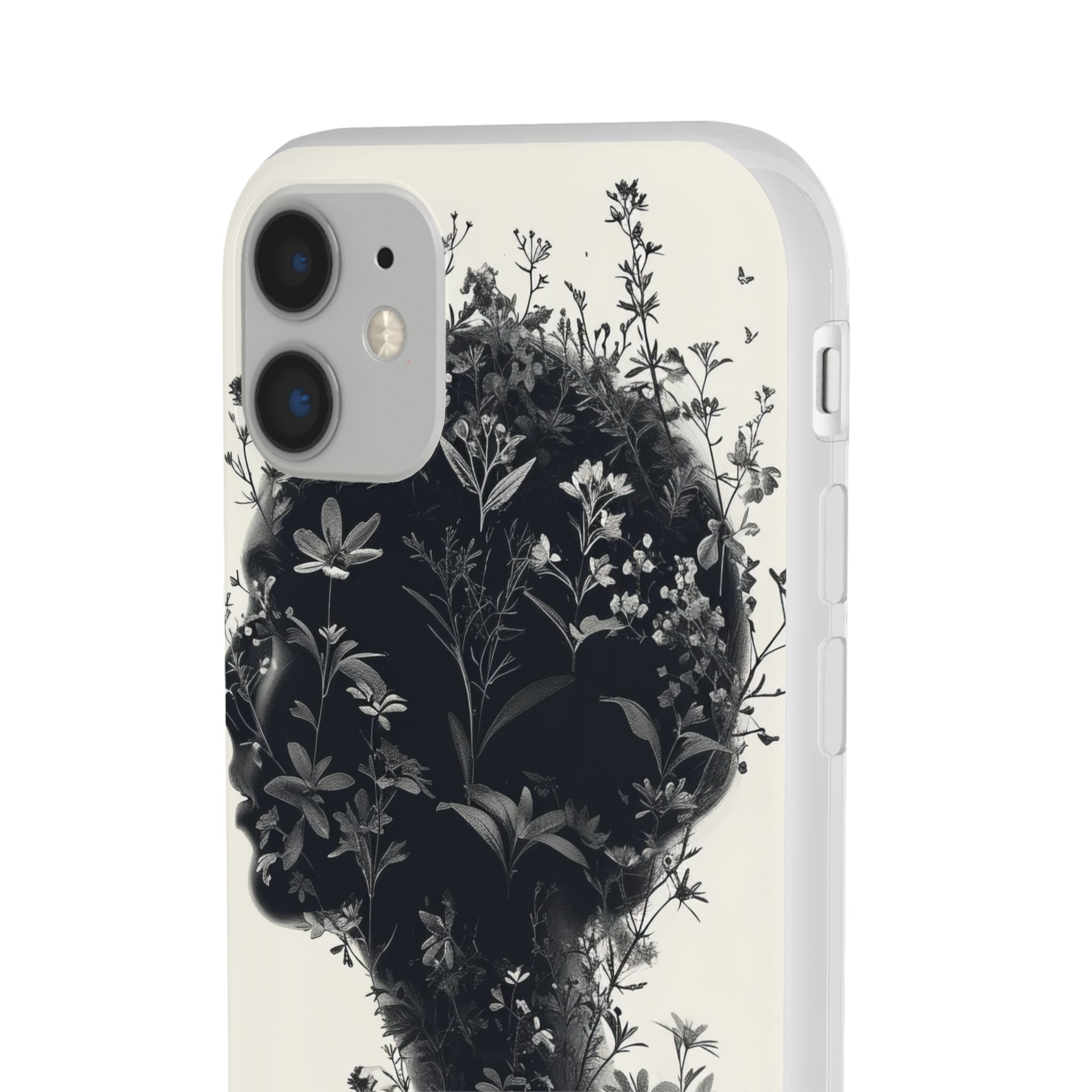 Botanical Silhouette Essence | Flexible Phone Case for iPhone