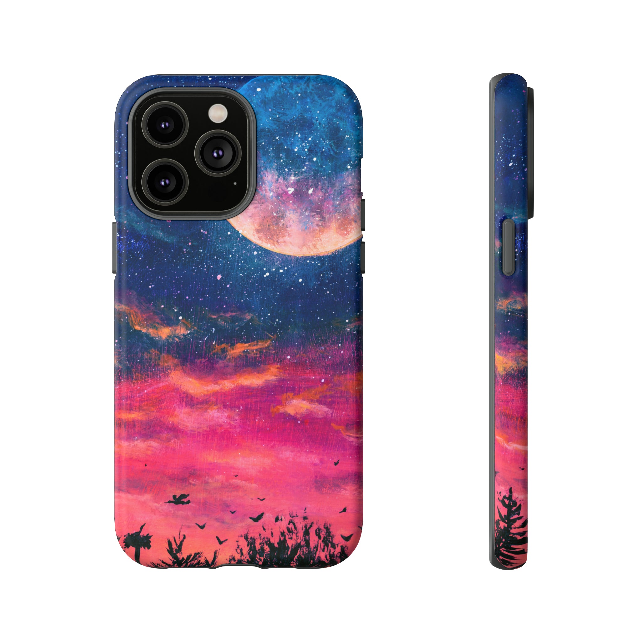 Oil painting - Big Planet - Protective Phone Case