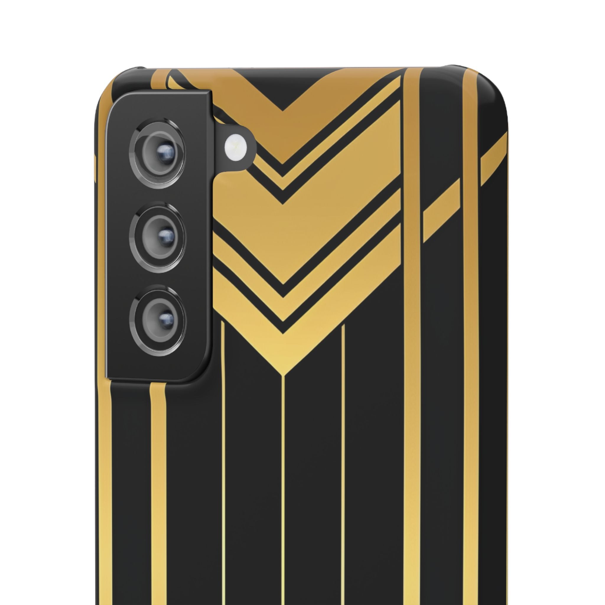 "Golden Art Deco Symmetry in Geometric Elegance" Samsung S21 - Slim Phone Case