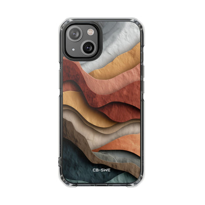 Layered Earth Whisper iPhone Case - Impact