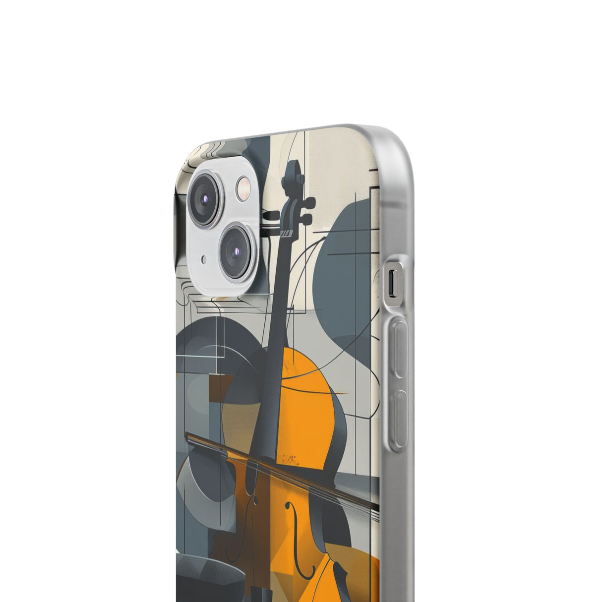 Cello Abstraction | Flexible Phone Case for iPhone