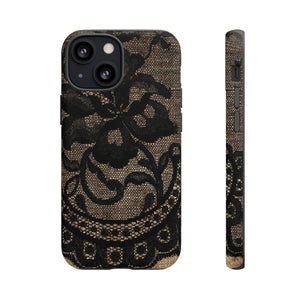 Broomrose Gothic Flower - Protective Phone Case