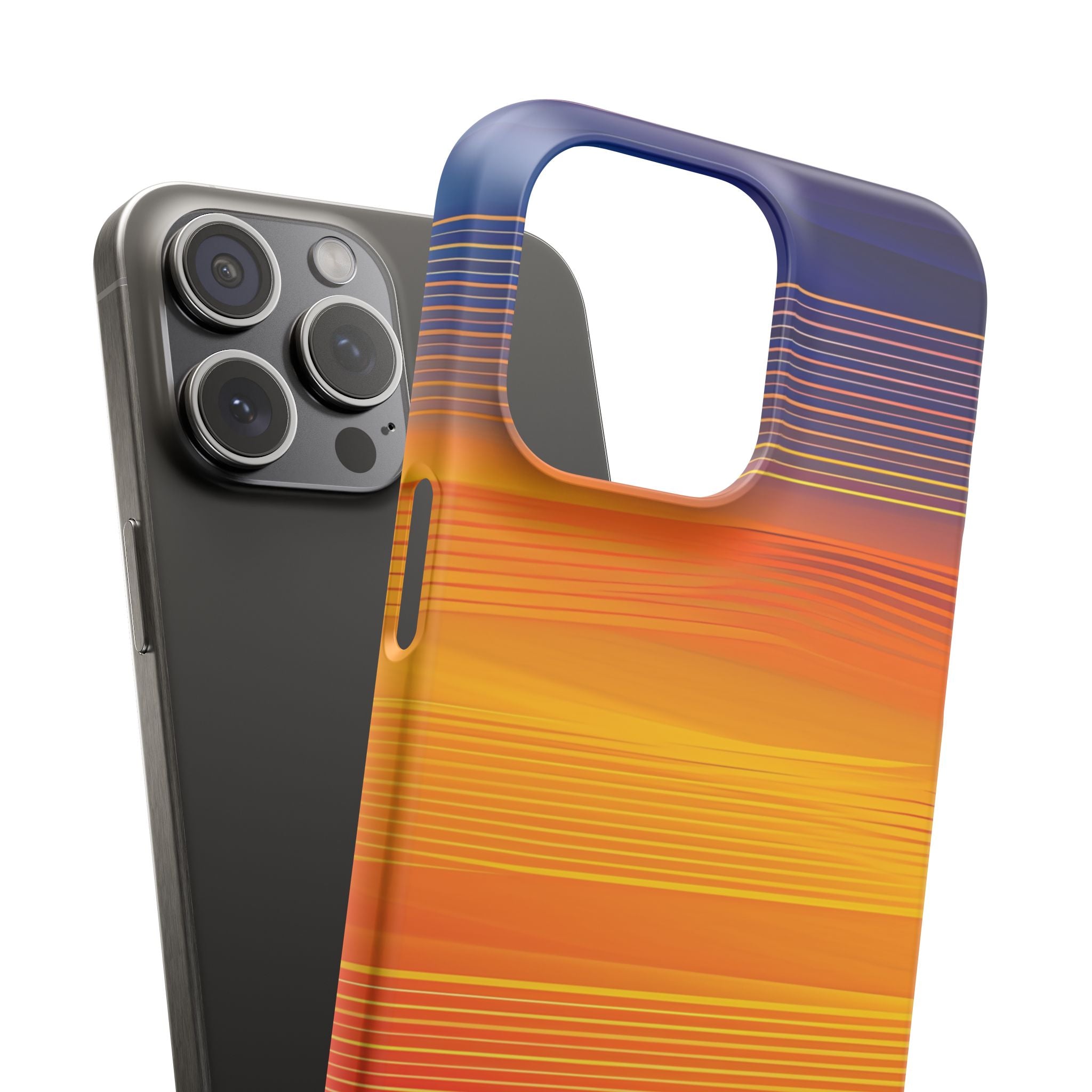 Gradient Sunset Flow iPhone 15 - Slim Phone Case