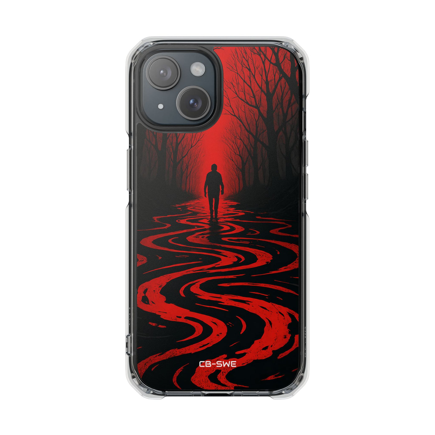 Red Path Mystery iPhone Case - Impact