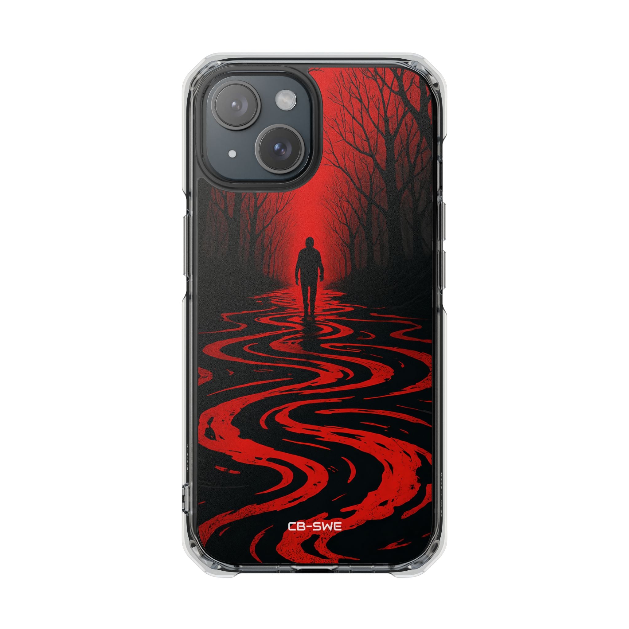 Red Path Mystery iPhone Case - Impact
