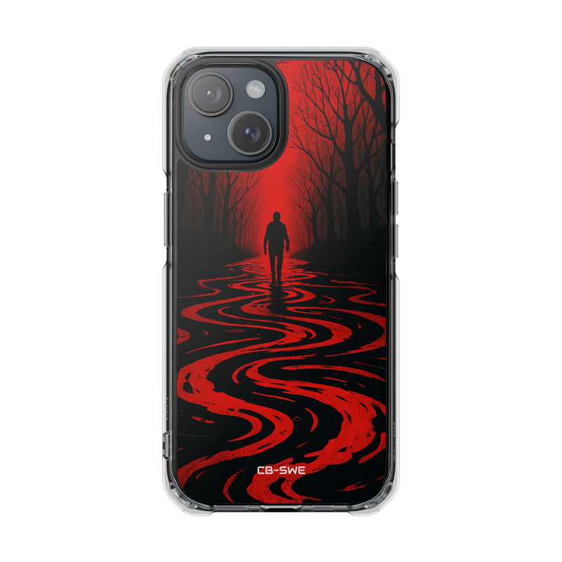 Red Path Mystery iPhone Case - Impact