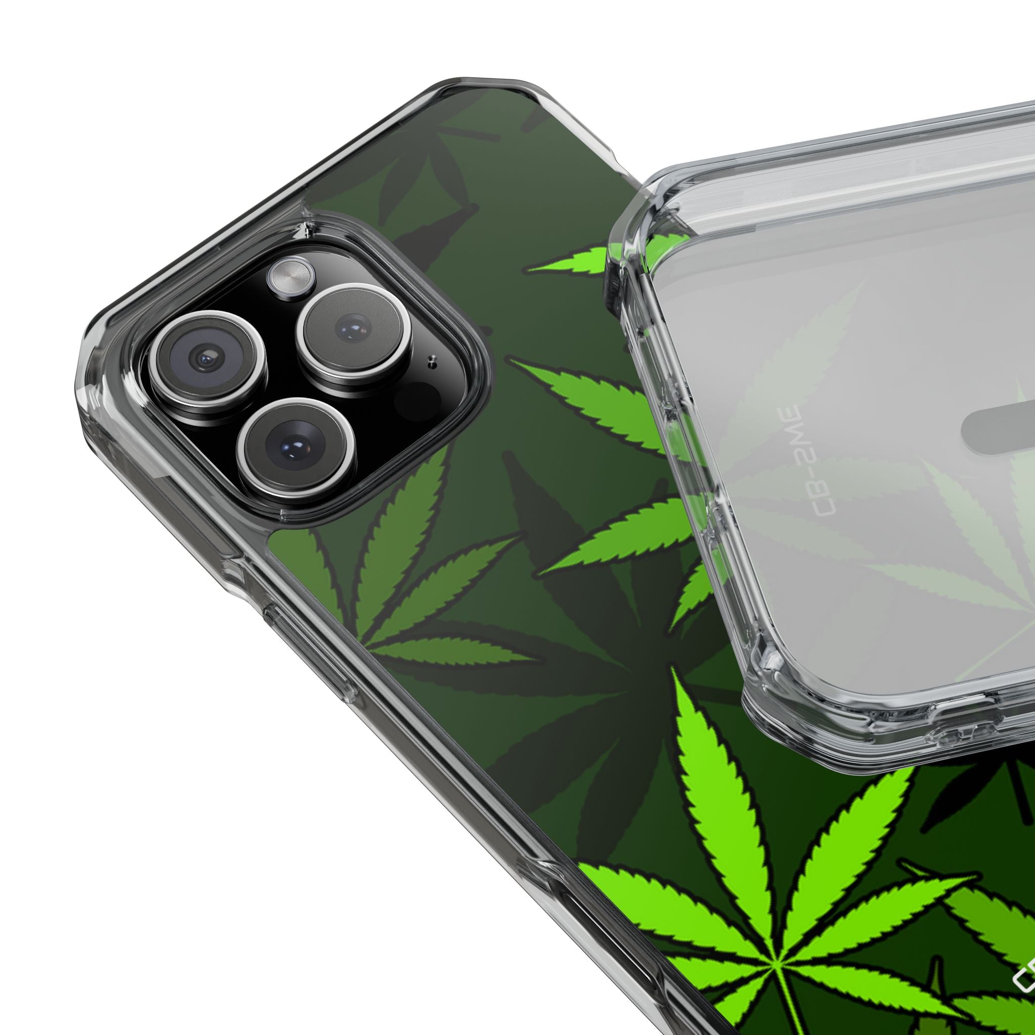 Green Leaf Symmetry iPhone Case - Impact