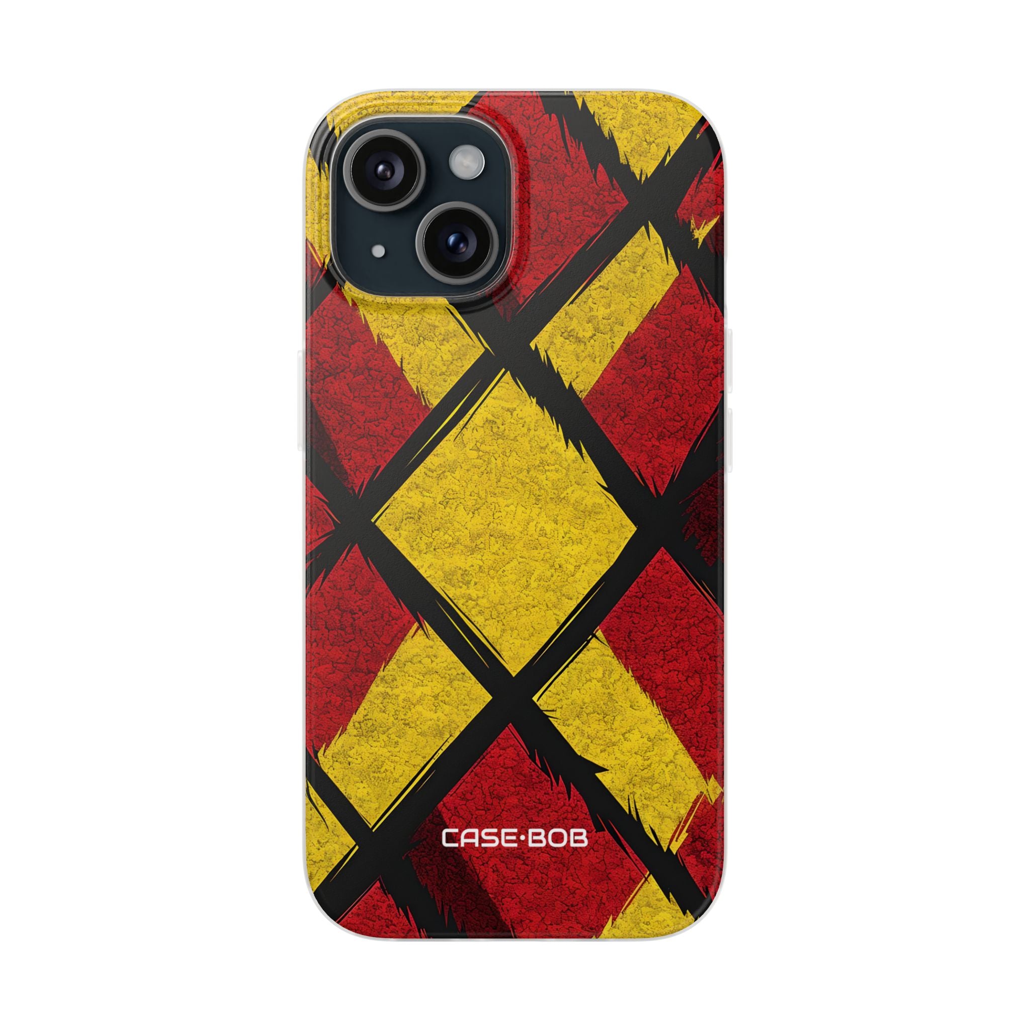 Vibrant Geometric Diamonds iPhone 15 - Soft Case