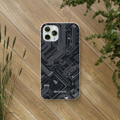 Cyber Circuitry Art | Biodegradable Phone Case